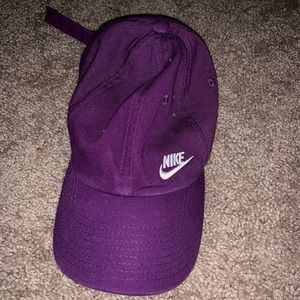 nike purple cap